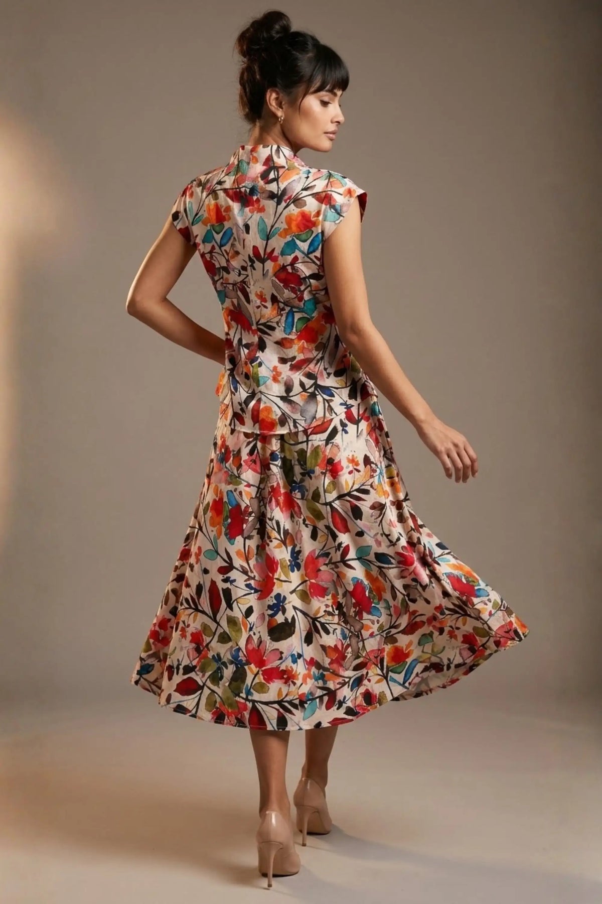 Arundel Cowl Neck & Swing Skirt Co-ord – Diva Catwalk, image 28