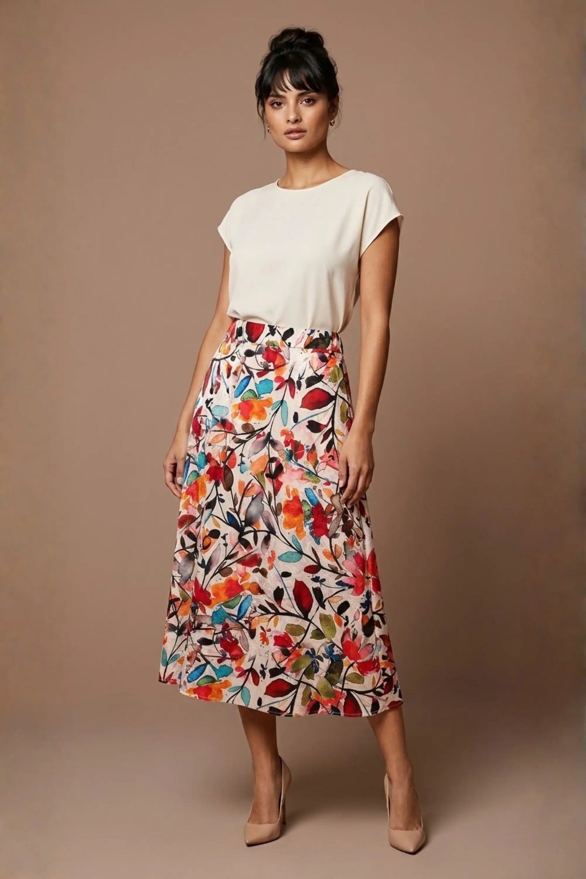 Arundel Cowl Neck & Swing Skirt Co-ord – Diva Catwalk, image 32