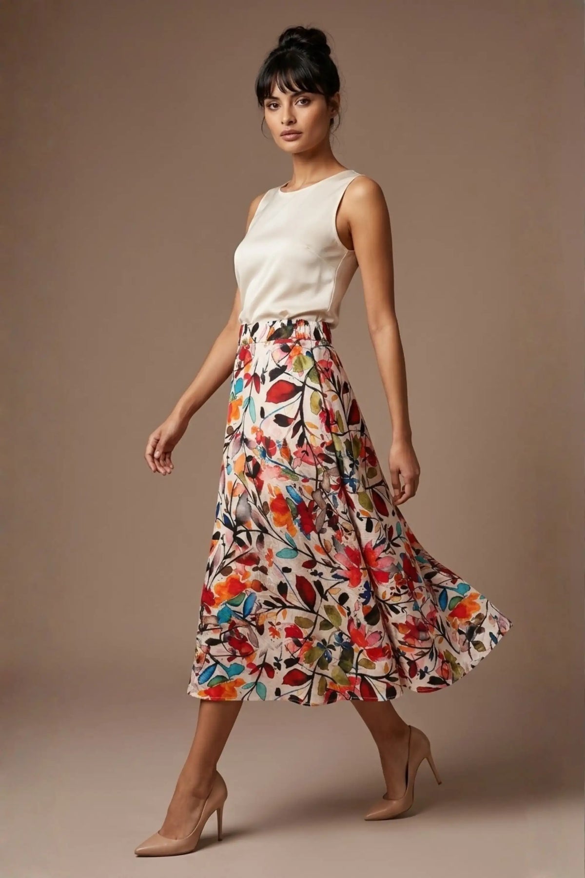 Arundel Cowl Neck & Swing Skirt Co-ord – Diva Catwalk, image 33
