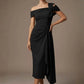 Olina Maxi Skirt - Vegas Off-The-Shoulder Drape Dress