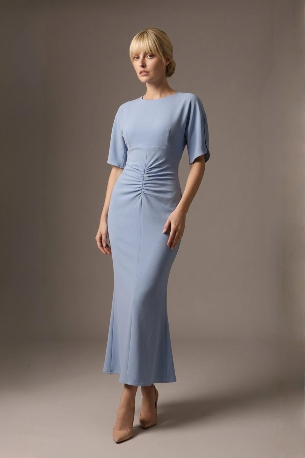 Cleopatra Ruched Midaxi Dress