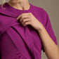 Cypress Asymmetric Cape Detail Pencil Dress