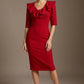 Caister Statement Frill Tie Pencil Dress
