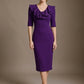 Caister Statement Frill Tie Pencil Dress