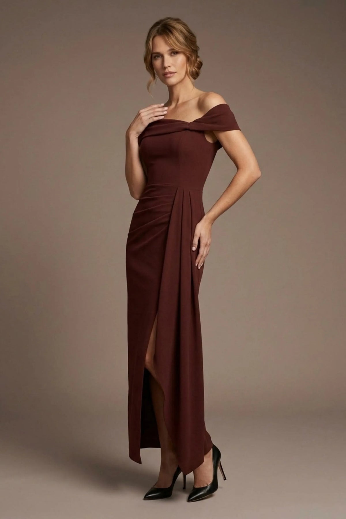 Othello Off-The-Shoulder Drape Maxi Dress – Diva Catwalk, image 3
