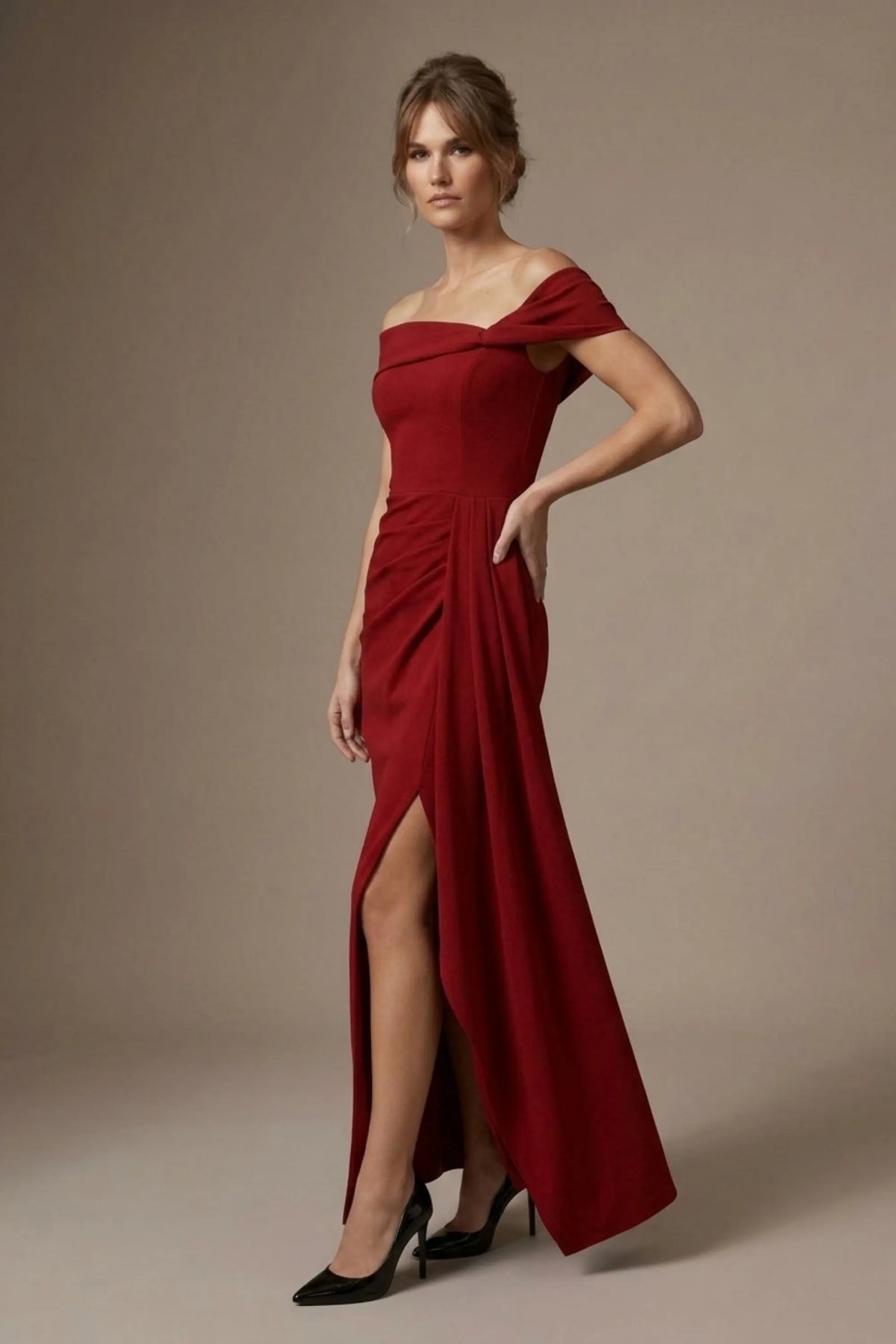 Othello Off-The-Shoulder Drape Maxi Dress – Diva Catwalk, image 56