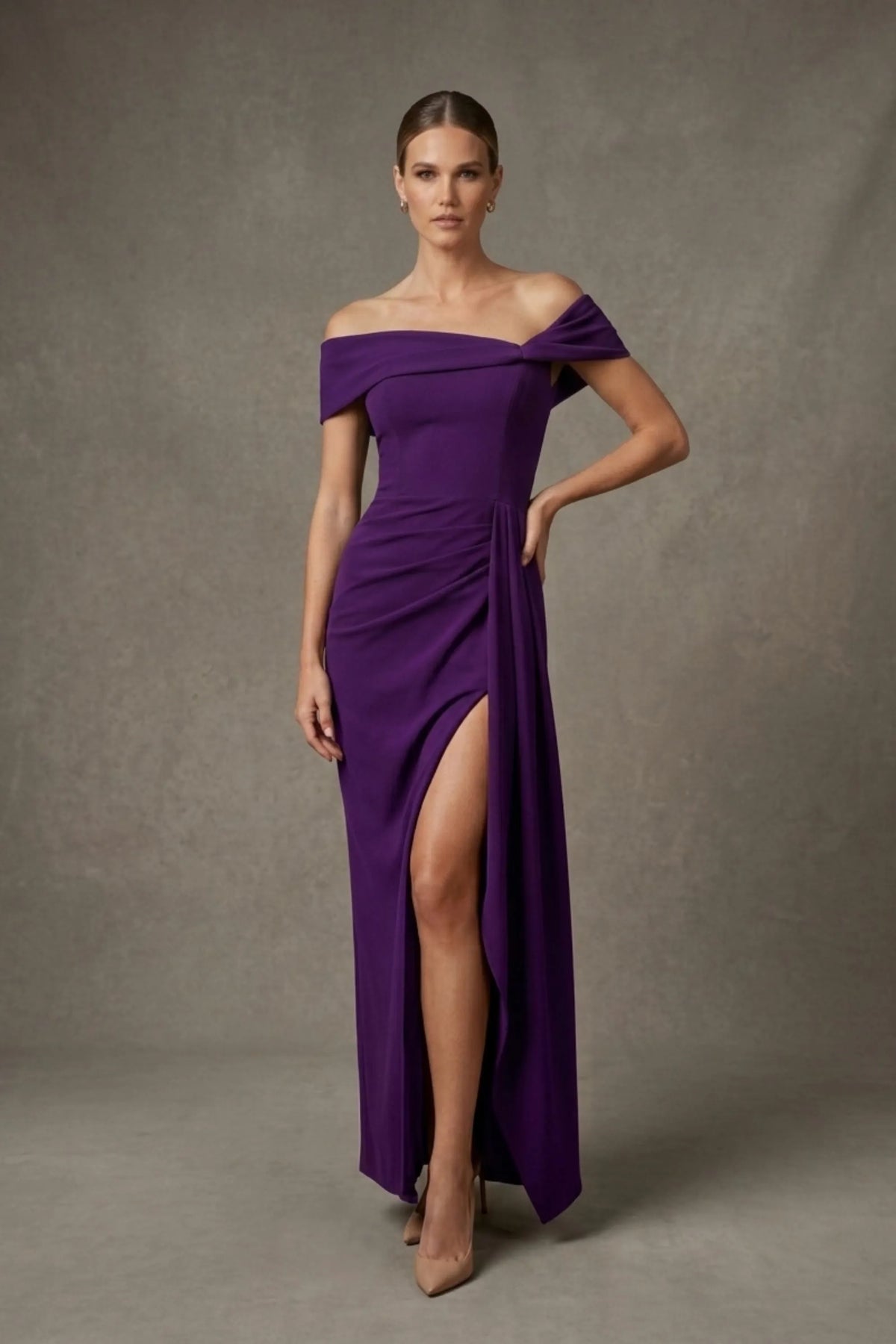 Othello Off-The-Shoulder Drape Maxi Dress – Diva Catwalk, image 31
