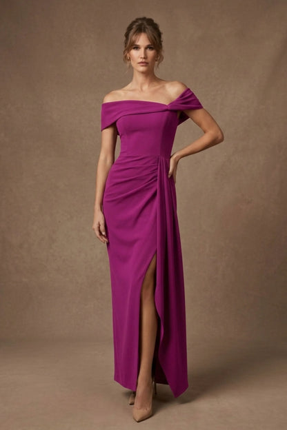 Othello Off-The-Shoulder Drape Maxi Dress
