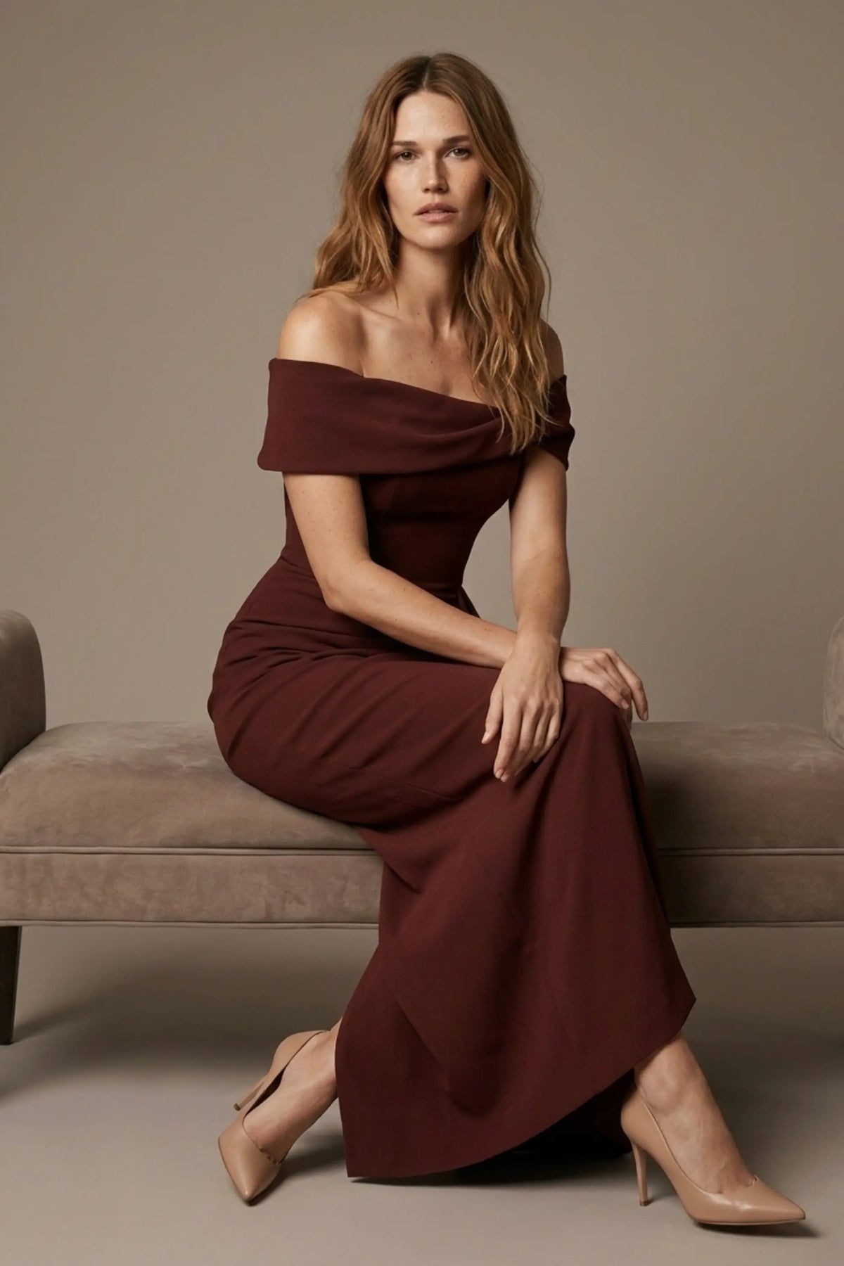 Othello Off-The-Shoulder Drape Maxi Dress – Diva Catwalk, image 4