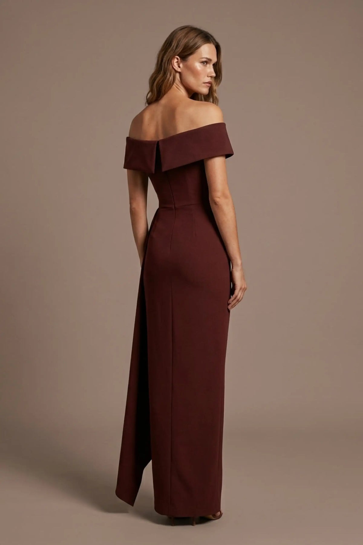 Othello Off-The-Shoulder Drape Maxi Dress – Diva Catwalk, image 2