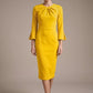 Muirfield Gathered Keyhole Pencil Dress