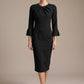 Muirfield Gathered Keyhole Pencil Dress