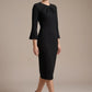 Muirfield Gathered Keyhole Pencil Dress
