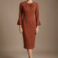 Muirfield Gathered Keyhole Pencil Dress