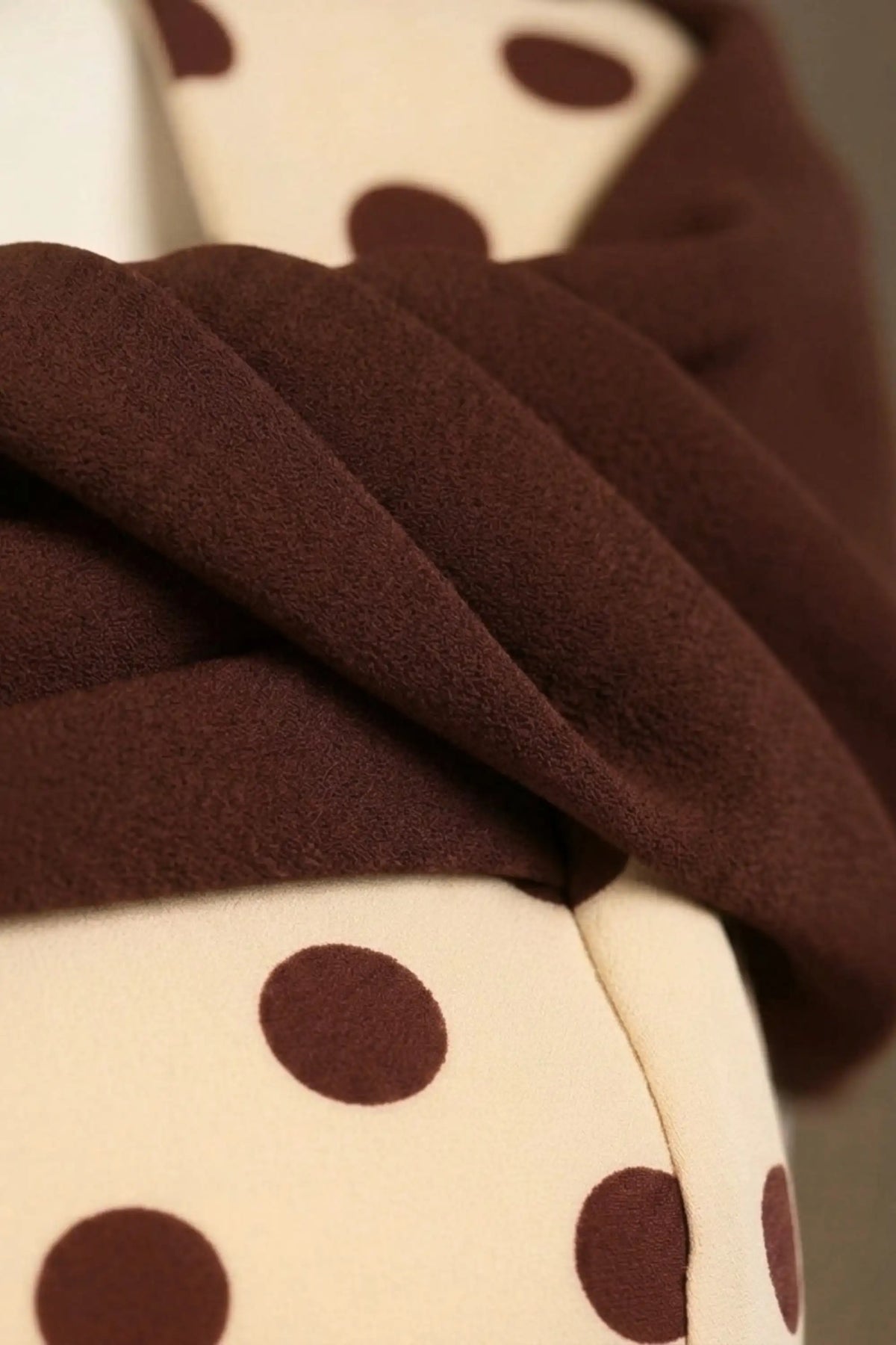 Norfolk Contrast Spot Shawl Dress – Diva Catwalk, image 13
