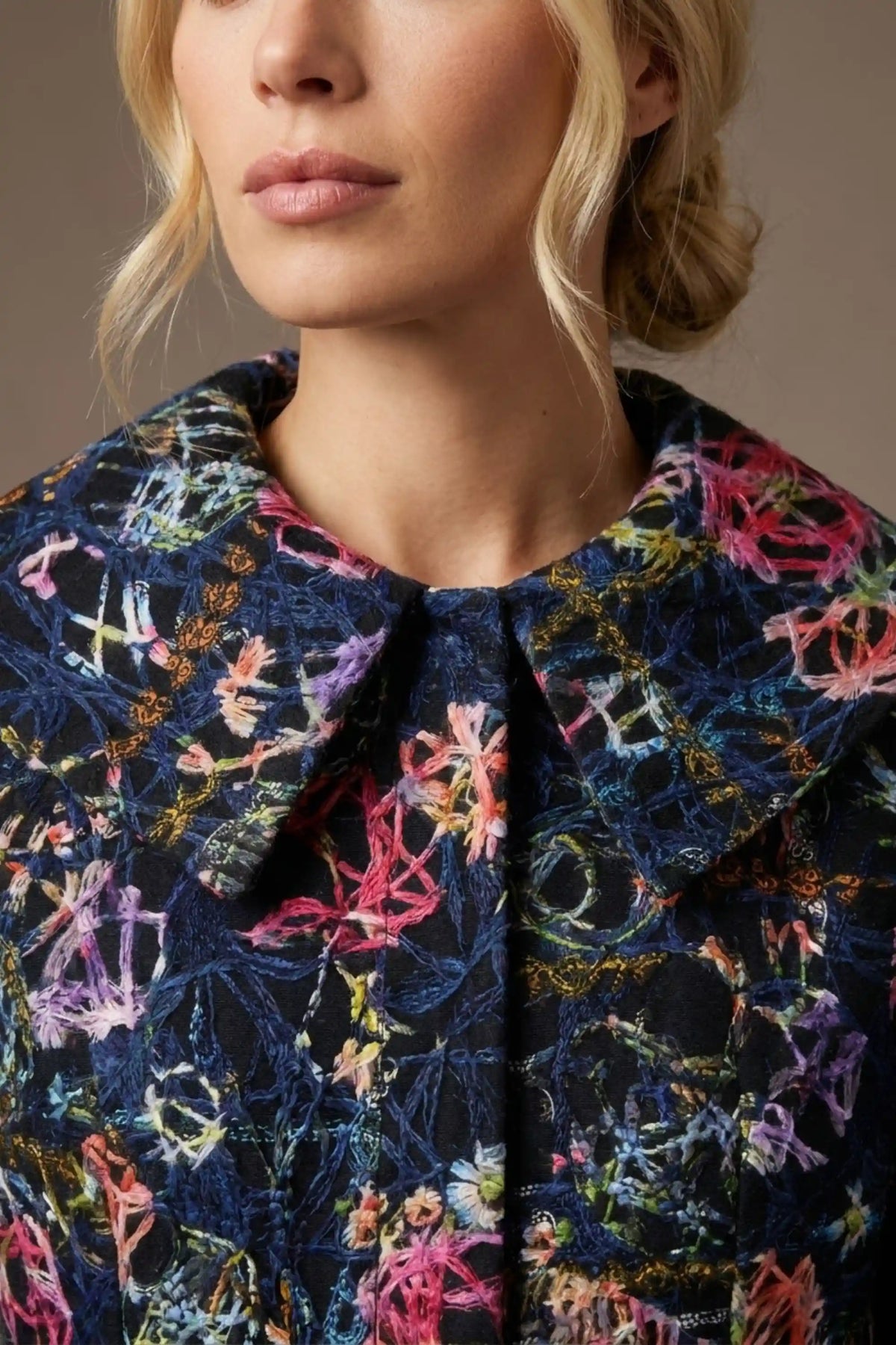 Brianca Floral Embroidered Coat – Diva Catwalk, image 7