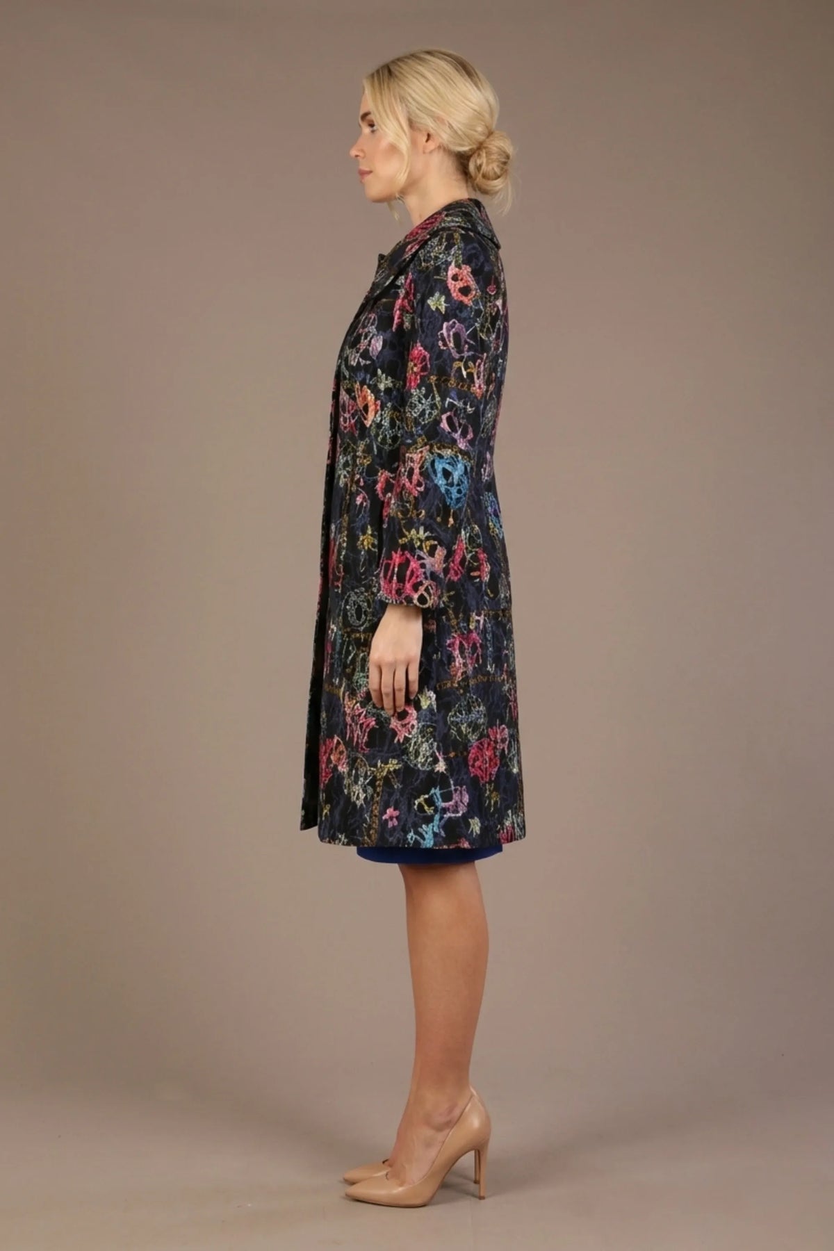 Brianca Floral Embroidered Coat – Diva Catwalk, image 4
