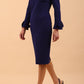 Alma Long Sleeve Pencil Dress 