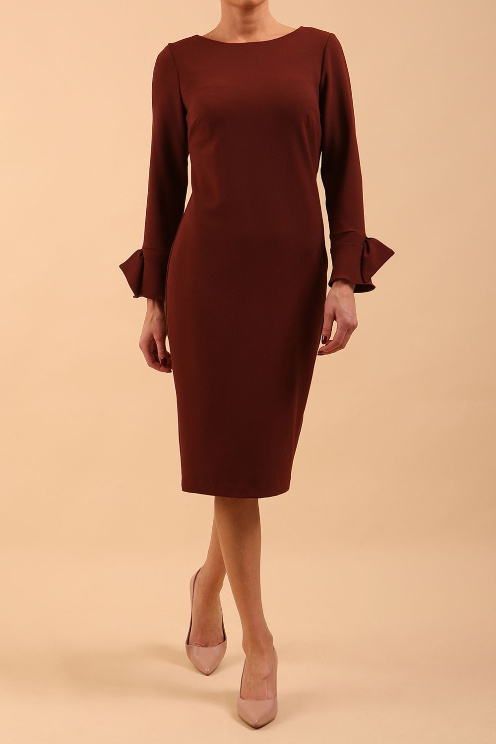 Alma Long Sleeve Pencil Dress – Diva Catwalk, image 5