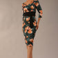 Alpa Wide Band Printed Dress 