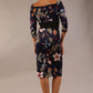 Alpa Wide Band Printed Dress 