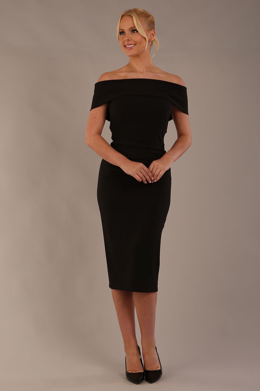 Amelia Off Shoulder Pencil dress 