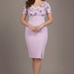 Amorette Printed Pencil Dress 