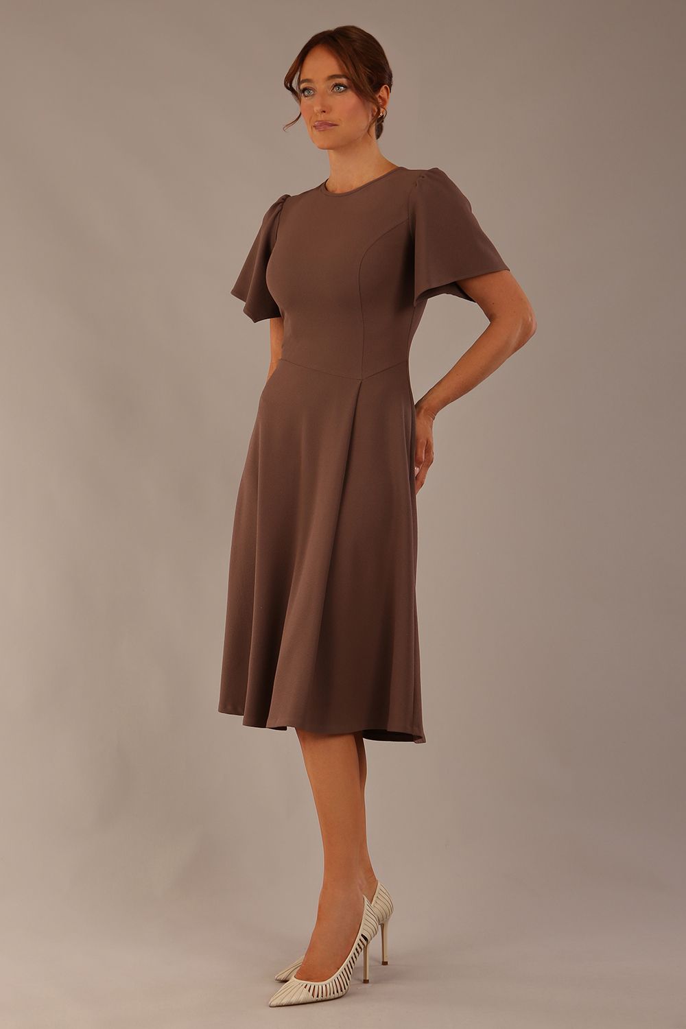 Anders Petal Sleeve A-Line Dress – Diva Catwalk, image 9