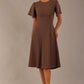 Anders Petal Sleeve A-Line Dress 