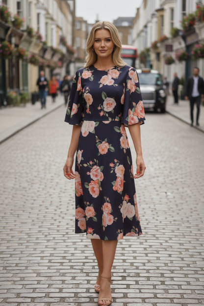 Ariana A-Line Midaxi Dress 