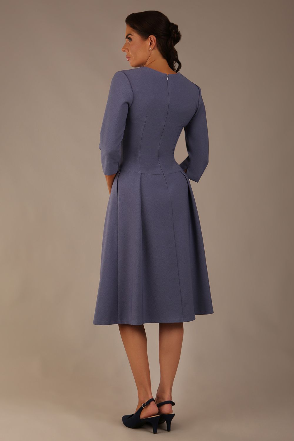 Ario Pleated A-Line Dress – Diva Catwalk, image 5