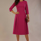 Ario Pleated A-Line Dress 