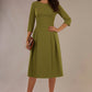 Ario Pleated A-Line Dress 