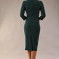 Asymetric 3/4 Sleeves Pencil Dress 