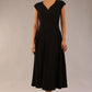 Audrey A-line Midi Dress With Pockets 