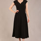 Audrey A-line Midi Dress With Pockets 