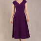Audrey A-line Midi Dress With Pockets 