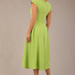 Audrey A-line Midi Dress With Pockets 