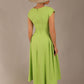 Audrey A-line Midi Dress With Pockets 