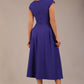 Audrey A-line Midi Dress With Pockets 