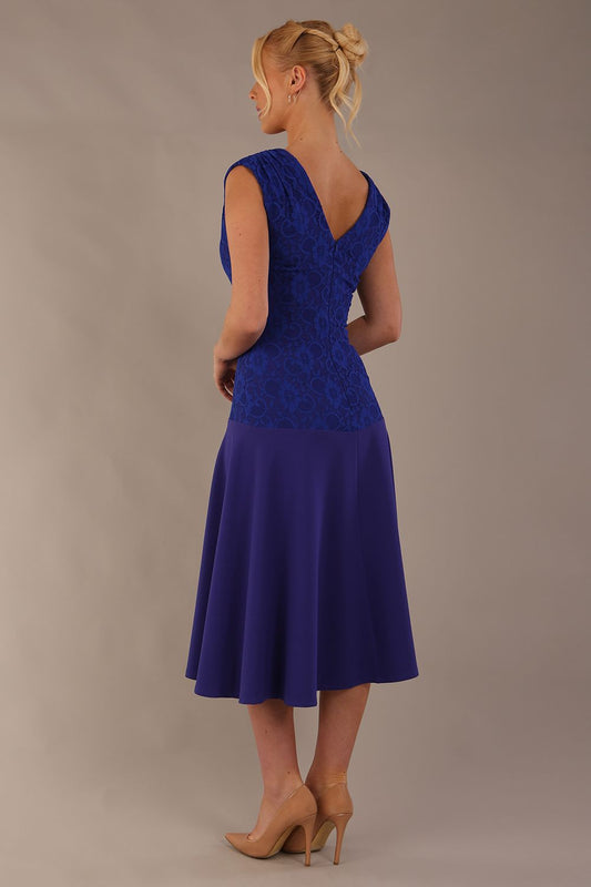 Ayesha Lace Bodice A-Line Dress 