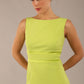 Bijou Sleeveless Bodycon Pencil Dress with Satin Detail 