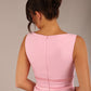 Bijou Sleeveless Bodycon Pencil Dress with Satin Detail 