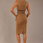 Bijou Sleeveless Bodycon Pencil Dress with Satin Detail 