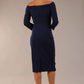 Breton Off Shoulder Pencil Dress 