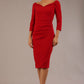 Breton Off Shoulder Pencil Dress 