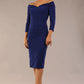 Breton Off Shoulder Pencil Dress 