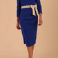 Brittany Off Shoulder Bow detail Pencil Dress 