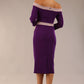 Brittany Off Shoulder Bow detail Pencil Dress 