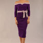 Brittany Off Shoulder Bow detail Pencil Dress 